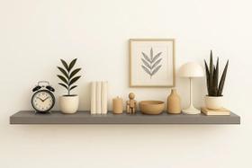 Prateleira Mdf 160x20 Moderna Suporte Parede Invisivel 30mm Cor:Freijó Prateleira Mdf 160x20 Moderna Suporte Parede Invisivel 30mm Cor:Freijó