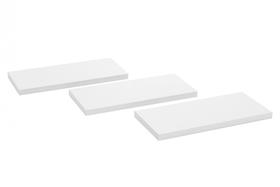 Prateleira MDF 30/40/50/60 x 15 cm Kit 4 Peças Branco Eví Decor