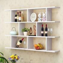 Prateleira MDF Branco 90x100x18cm Ideal para Sala, Quarto e Escritório Multiuso sixteen Prateleira MDF Branco 90x100x18cm Ideal para Sala, Quarto e Escritório Multiuso sixteen