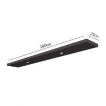 Prateleira MDF decorativa com luzes LED e suporte invisível 180cm TB185L Dalla Costa Prateleira MDF decorativa com luzes LED e suporte invisível 180cm TB185L Dalla Costa