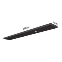 Prateleira MDF para Painel de TV com luzes LED e suporte invisível 1,50m TB184L Dalla Costa Prateleira MDF para Painel de TV com luzes LED e suporte invisível 1,50m TB184L Dalla Costa