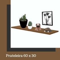 Prateleira Mdp - Uv Studio 60 x 30 x 1,5 cm Brasforma - Avelã