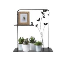 Prateleira Metal 2 Prat. Dobravel Folhas 40 X 10 X 45 Cm STEEL 401045 Prateleira Metal 2 Prat. Dobravel Folhas 40 X 10 X 45 Cm STEEL 401045