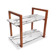 Prateleira Milazzo Nicho Design Industrial Cobre e Vulcano