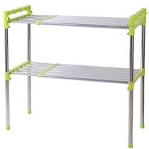 Prateleira Multifuncional Estante Inox Ajustável Rack Organizador Multiuso Cozinha Banheiro Lavanderia Quarto Armários Prateleira Multifuncional Estante Inox Ajustável Rack Organizador Multiuso Cozinha Banheiro Lavanderia Quarto Armários
