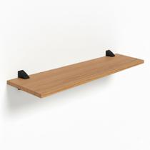Prateleira Multiuso Amadeirada 60cm Parede Sala Quarto Cozinha