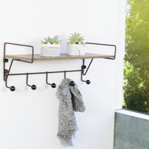 Prateleira Multiuso com Ganchos Prateleira Multiuso com Ganchos