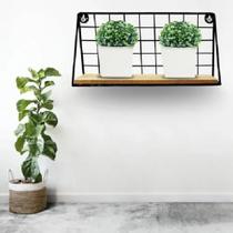 Prateleira Nicho Aramado Parede Decoração Banheiro 37cm