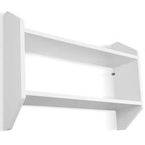 Prateleira Nicho de Parede Livros Decorativa em MDF Aurea 56 x 15 - Branca