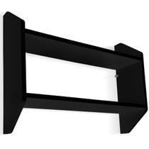 Prateleira Nicho de Parede Livros Decorativa em MDF Aurea 56 x 15 - Preta