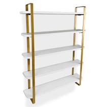 Prateleira Nicho Expositor Organizador Arusi 100 Esmaltes 5 Prateleiras