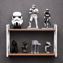 Prateleira Nicho Gamer Quarto Infantil Escritorio Decorativa Dupla 60cm