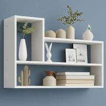 Prateleira Nicho Mdf Grande 70x90x18cm Decoração Moderna Parede Sala/Quarto escritorio