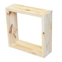 Prateleira Nicho Retangular de madeira Pinus tratado 30x30 centímetros Prateleira Nicho Retangular de madeira Pinus tratado 30x30 centímetros