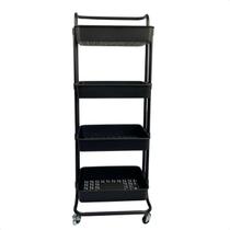 Prateleira Organizador Multiuso 4 andares com Rodinhas Prateleira Organizador Multiuso 4 andares com Rodinhas