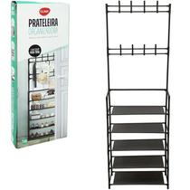 Prateleira Organizadora 10 Kg Plastico Pp E Ferro 60 Cm X 29 Cm X 170 Cm Prateleira Organizadora 10 Kg Plastico Pp E Ferro 60 Cm X 29 Cm X 170 Cm