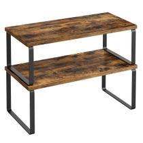 Prateleira Organizadora de Armário SONGMICS Kitchen Set 2 - Metal e Madeira