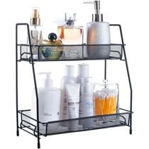 Prateleira organizadora Dupla Metal 2 Andares Otimização de espaço Organização Utensílios Cozinha Banheiro Decoração Prateleira organizadora Dupla Metal 2 Andares Otimização de espaço Organização Utensílios Cozinha Banheiro Decoração
