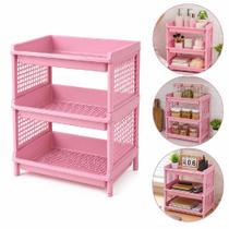 Prateleira Organizadora Infantil 3 Andares Estante Rosa Multiuso Modular Porta Brinquedos Papelaria Escritorio Quarto Ba Prateleira Organizadora Infantil 3 Andares Estante Rosa Multiuso Modular Porta Brinquedos Papelaria Escritorio Quarto Ba