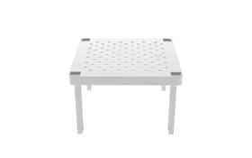 Prateleira organizadora Quadrada Branco Armário LEVEL OU PO200BCF