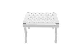 Prateleira organizadora Quadrada Branco Armário LEVEL OU PO200BCF