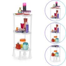 Prateleira Organizadora Triangular Com 3 andares Cor Marmore Prateleira Organizadora Triangular Com 3 andares Cor Marmore