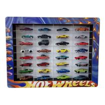 Prateleira para Carrinhos Hot Wheels com Divisórias e Portas de Correr