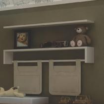 Prateleira para Decorar 100% MDF Laca Branco Fosco