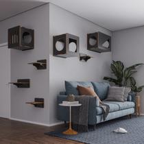 Prateleira para Gatos 100% MDF 32x 22x 30 cm Fredy