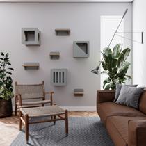 Prateleira para Gatos 100% MDF 32x 22x 30 cm Fredy