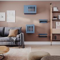 Prateleira para Gatos 100% MDF 50x 22x 30 cm Fredy