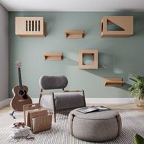 Prateleira para Gatos 100% MDF 50x 22x 30 cm Fredy Prateleira para Gatos 100% MDF 50x 22x 30 cm Fredy