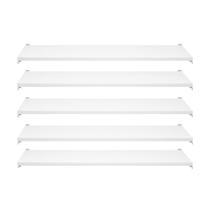 Prateleira Para Painel Canaletado Com Suporte Multiuso 30x90cm Branco Prateleira Para Painel Canaletado Com Suporte Multiuso 30x90cm Branco