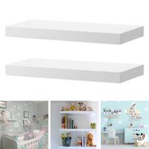 Prateleira Para Quarto Infantil Nicho Pequeno Branco 20cm x 34cm Kit 2 Un