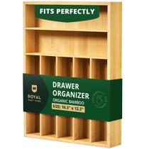 Prateleira para utensílios e organizador de talheres ROYAL CRAFT WOOD Bamboo