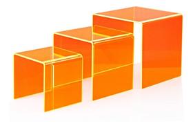 Prateleira Para Vitrine Cubo Nicho Acrilico Colorido 3 Pecas Prateleira Para Vitrine Cubo Nicho Acrilico Colorido 3 Pecas