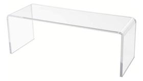 Prateleira Platafroma Expositora Para Boneco 30x10x10 Cor Cristal Prateleira Platafroma Expositora Para Boneco 30x10x10 Cor Cristal