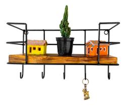 Prateleira Porta Chaves Cesta Organizadora Pendurar Parede Prateleira Porta Chaves Cesta Organizadora Pendurar Parede