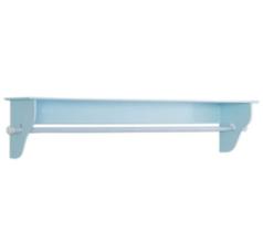 Prateleira Porta Fraldas Varão Quarto De Bebê 60cm - Branca Mdf Prateleira Porta Fraldas Varão Quarto De Bebê 60cm - Branca Mdf