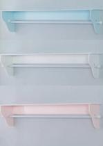 Prateleira Porta Fraldas Varão Quarto De Bebê - Mdf 60cm - Várias Cores Prateleira Porta Fraldas Varão Quarto De Bebê - Mdf 60cm - Várias Cores
