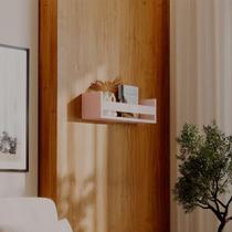 Prateleira Porta Objeto Rosa 70 x 12cm Suporte Invisivel Prateleira Porta Objeto Rosa 70 x 12cm Suporte Invisivel