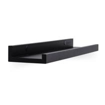Prateleira Premium Criativa (Selo FSC) 40 X 9 cm Preta com Revestimento Melaminico