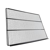 PRATELEIRA PRETA COM PORTA ETIQUETA CCV315 E VRS16 - 42x1,5x58,2CM
