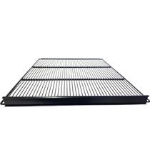 PRATELEIRA PRETA COM PORTA ETIQUETA EVZ21 E EVF19 - 53,5x1,5x60,8CM