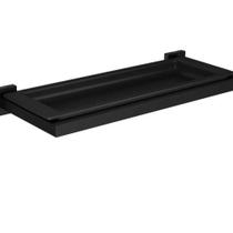Prateleira Quadratta Black Matte - Deca