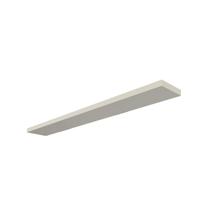Prateleira Reta 135cm X 3,8cm em Mdf Tb223 Branco Off White