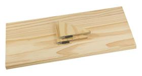 Prateleira reta 50x20cm com suporte parafusos e buchas