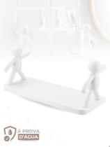 Prateleira retangular de plástico - Suporte Boneco