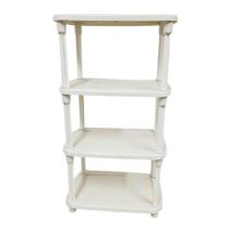 Prateleira Sapateira Estante Multiuso 4 Andares 78x43x29cm Modular Reforçada Compactav Decorada Gress Com Pezinhos Prateleira Sapateira Estante Multiuso 4 Andares 78x43x29cm Modular Reforçada Compactav Decorada Gress Com Pezinhos