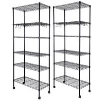 Prateleira Simple Deluxe Heavy Duty 6 prateleiras 180x35x182cm pretas Prateleira Simple Deluxe Heavy Duty 6 prateleiras 180x35x182cm pretas